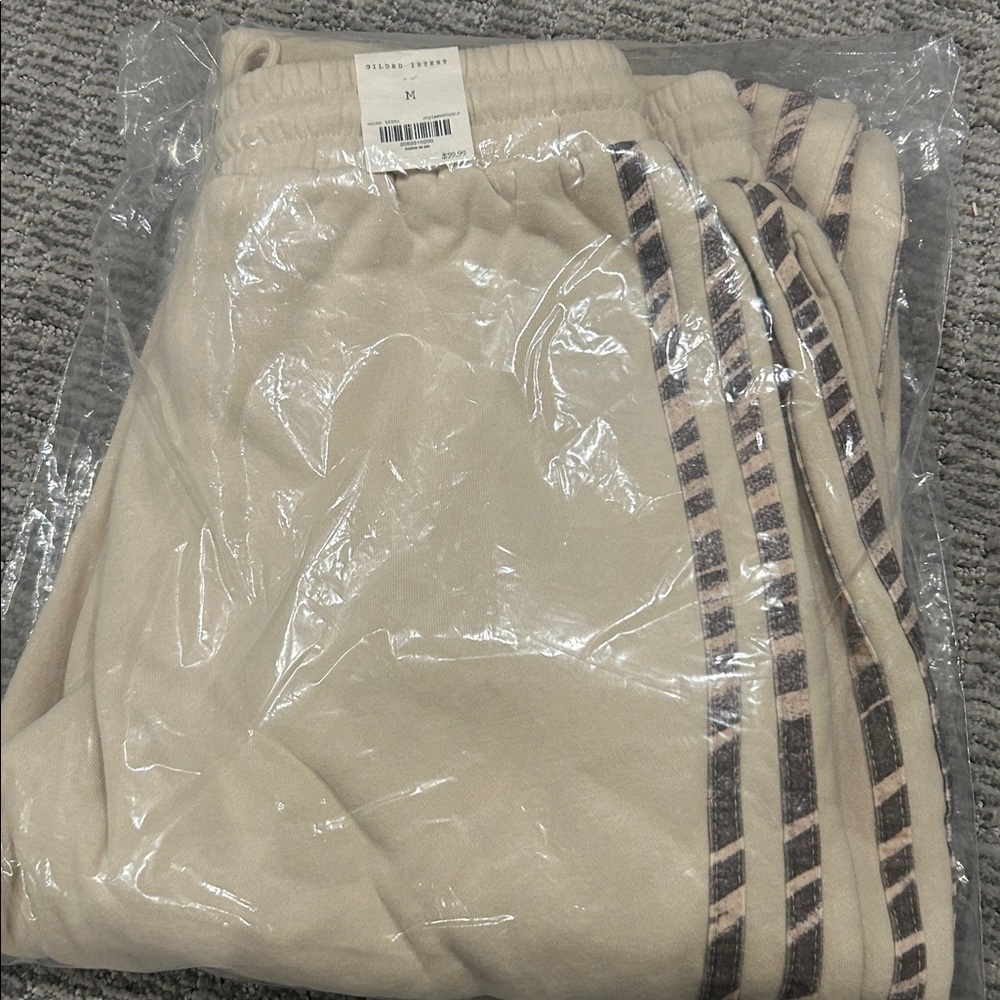 Gilded Intent Zebra Striped Jogger M - Picture 7 of 8
